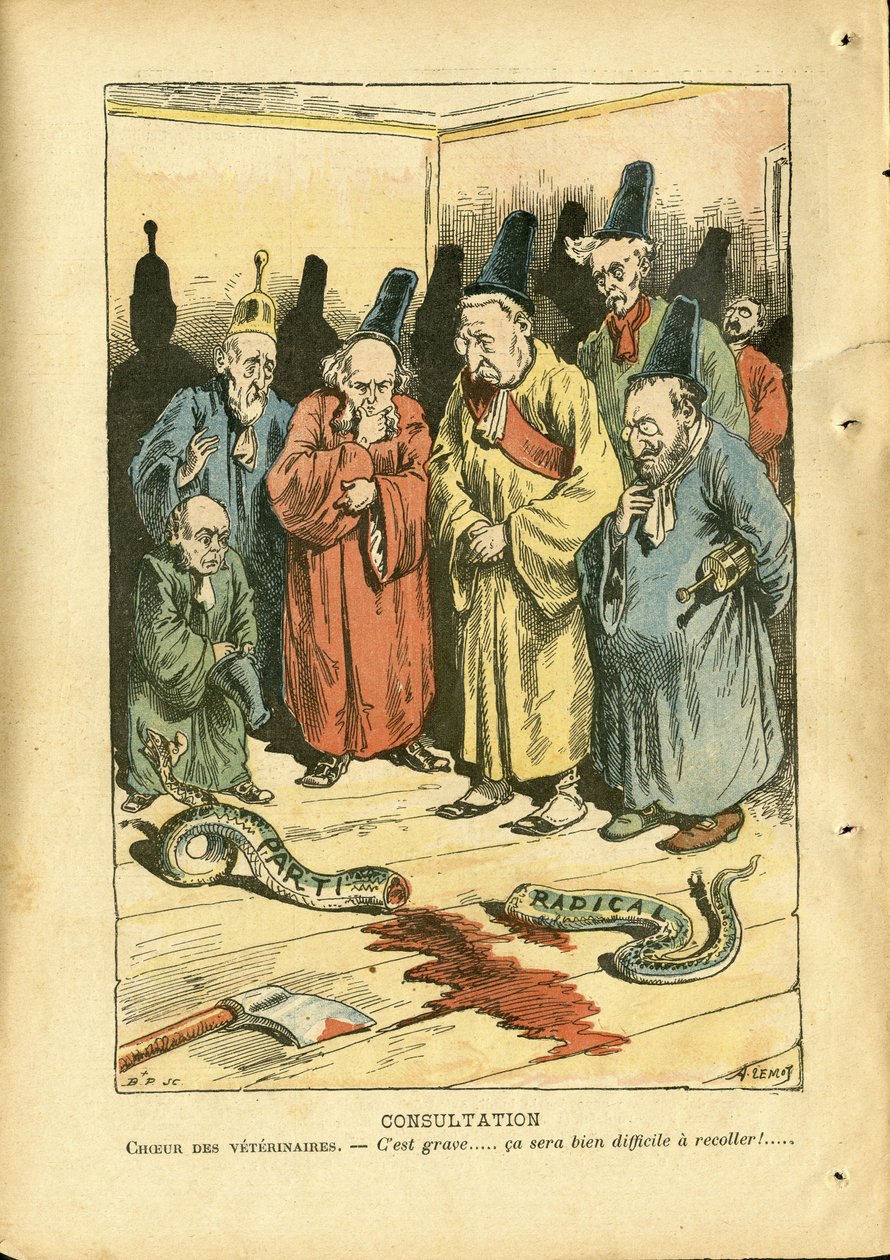 Achille Lemot (1846-1909) illusztrációja a Le Pelerinben alkotó: Achille Lemot