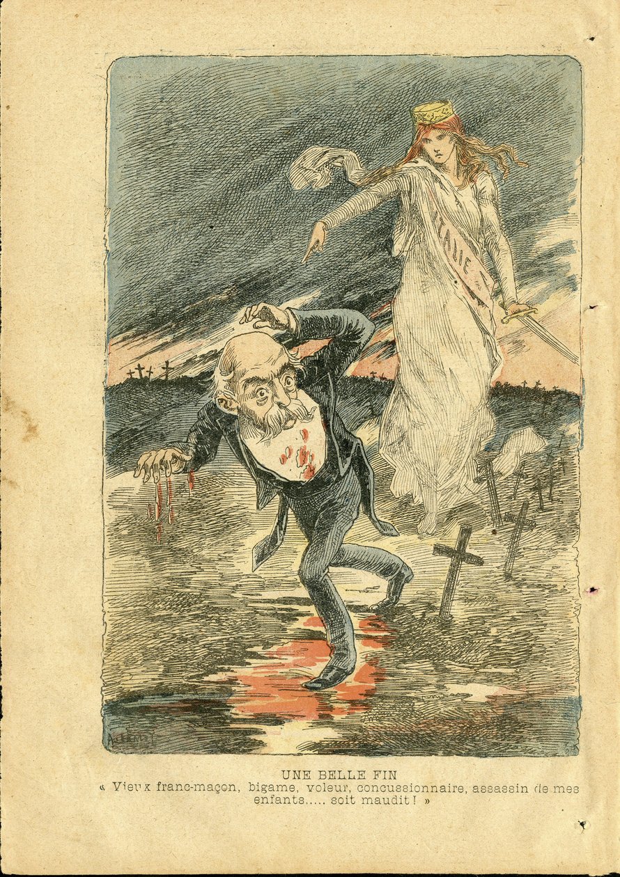 Achille Lemot (1846-1909) illusztrációja a Le Pelerinben alkotó: Achille Lemot