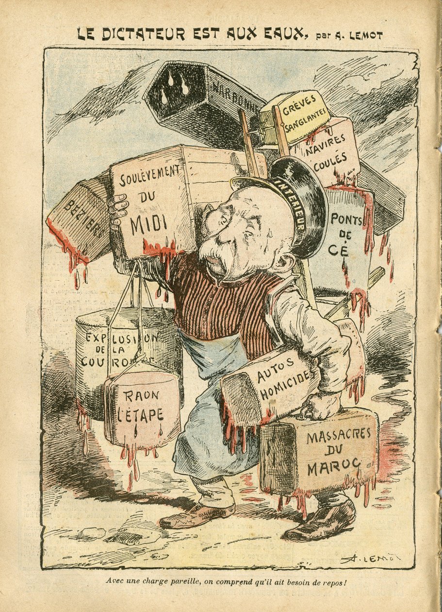 Achille Lemot (1846-1909) illusztrációja a Le Pelerinben alkotó: Achille Lemot