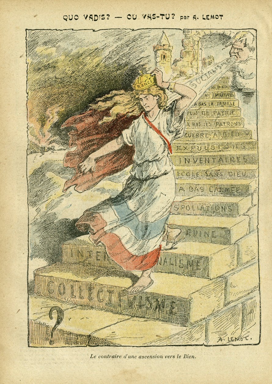 Achille Lemot (1846-1909) illusztrációja a Le Pelerinben alkotó: Achille Lemot