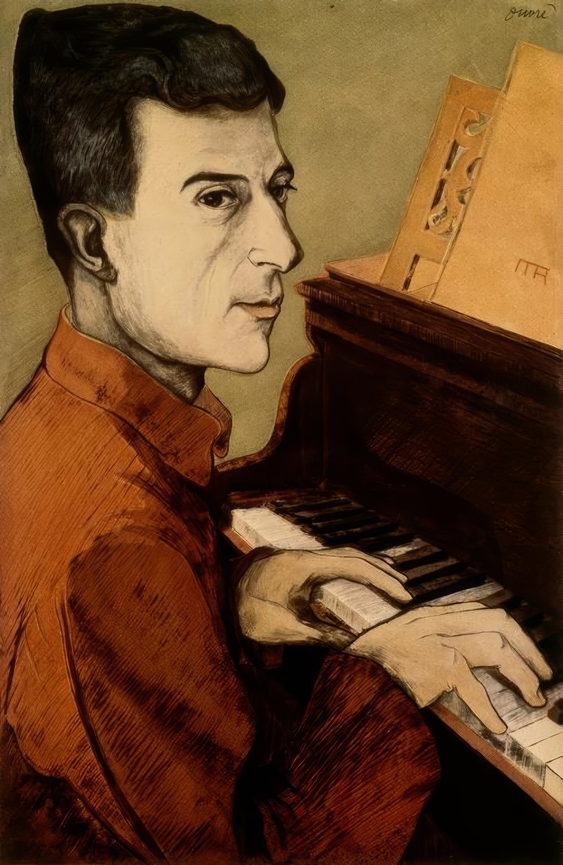 Maurice Ravel alkotó: Achille Ouvré