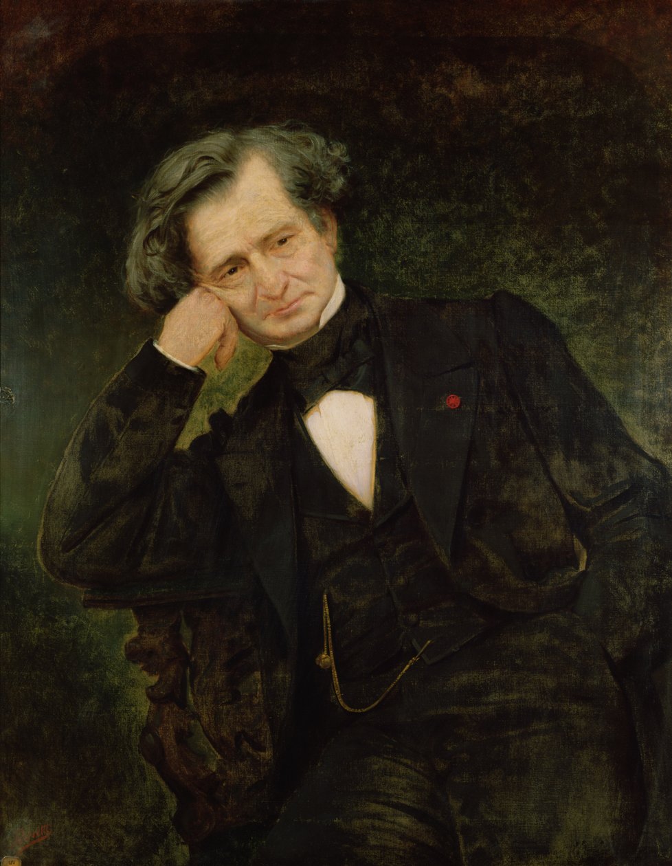 Hector Berlioz (1803-69) portréja alkotó: Achille Peretti