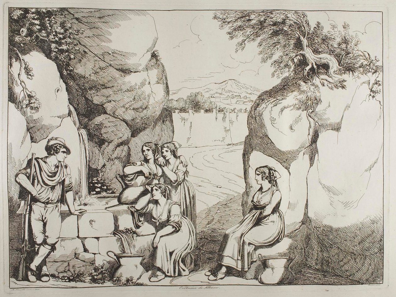 Albano-i viselet alkotó: Achille Pinelli