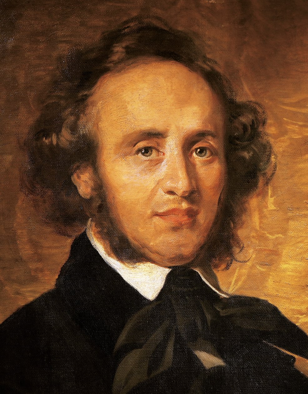Felix Mendelssohn Bartholdy portréja (Hamburg alkotó: Achille Talarico
