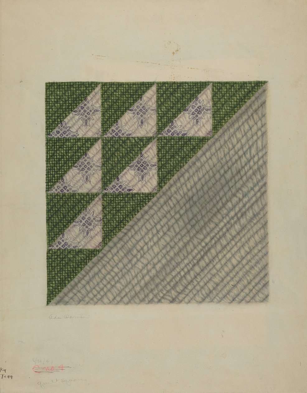Quilt Block alkotó: Ada Barnes