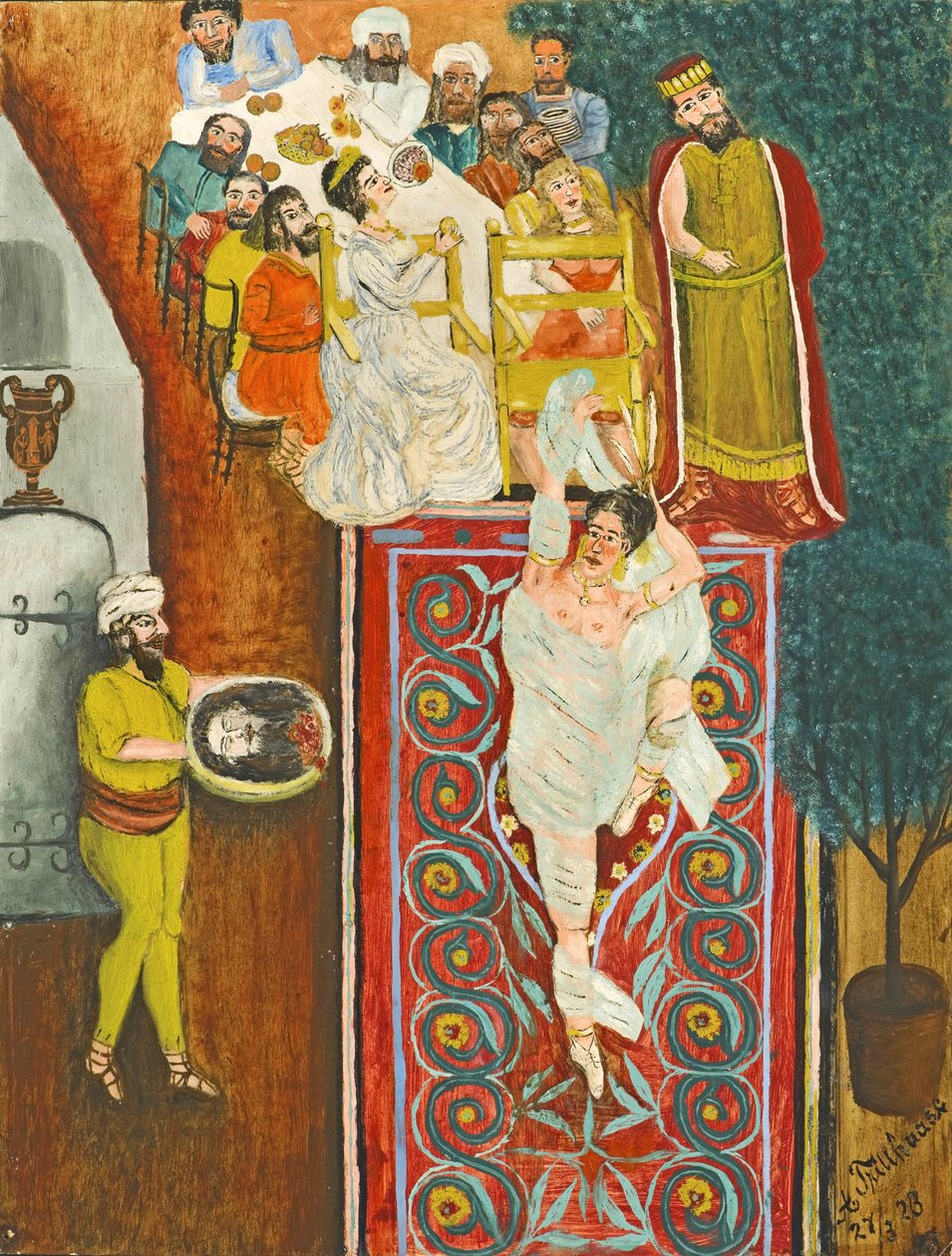 Salome és Keresztelő János feje alkotó: Adalbert Trillhaase