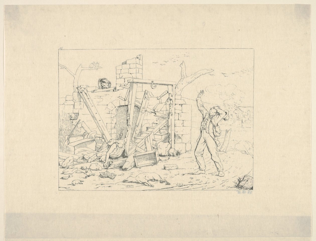A hadsereg nyomai a konföderációs háborús rézkarcokból, 1861-63. alkotó: Adalbert John Volck