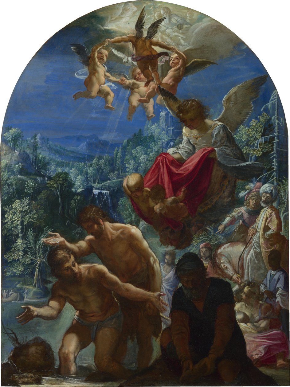 Krisztus keresztsége alkotó: Adam Elsheimer