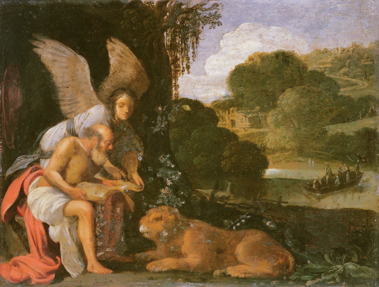 Szent Jeromos a vadonban alkotó: Adam Elsheimer