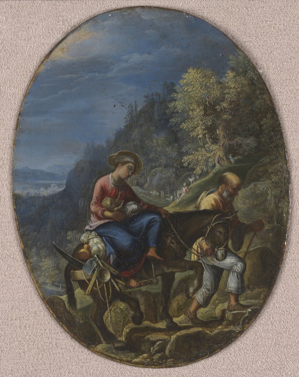 A repülés Egyiptomba alkotó: Adam Elsheimer