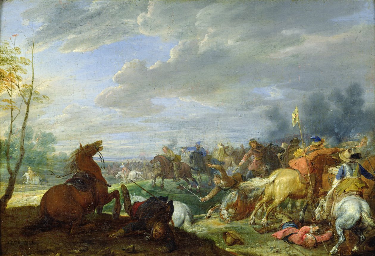 Sokkoló lovasság alkotó: Adam Frans van der Meulen