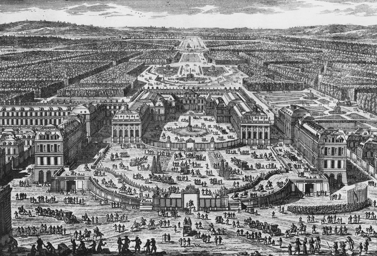 Kilátás a Chateau de Versailles-ra alkotó: Adam Perelle