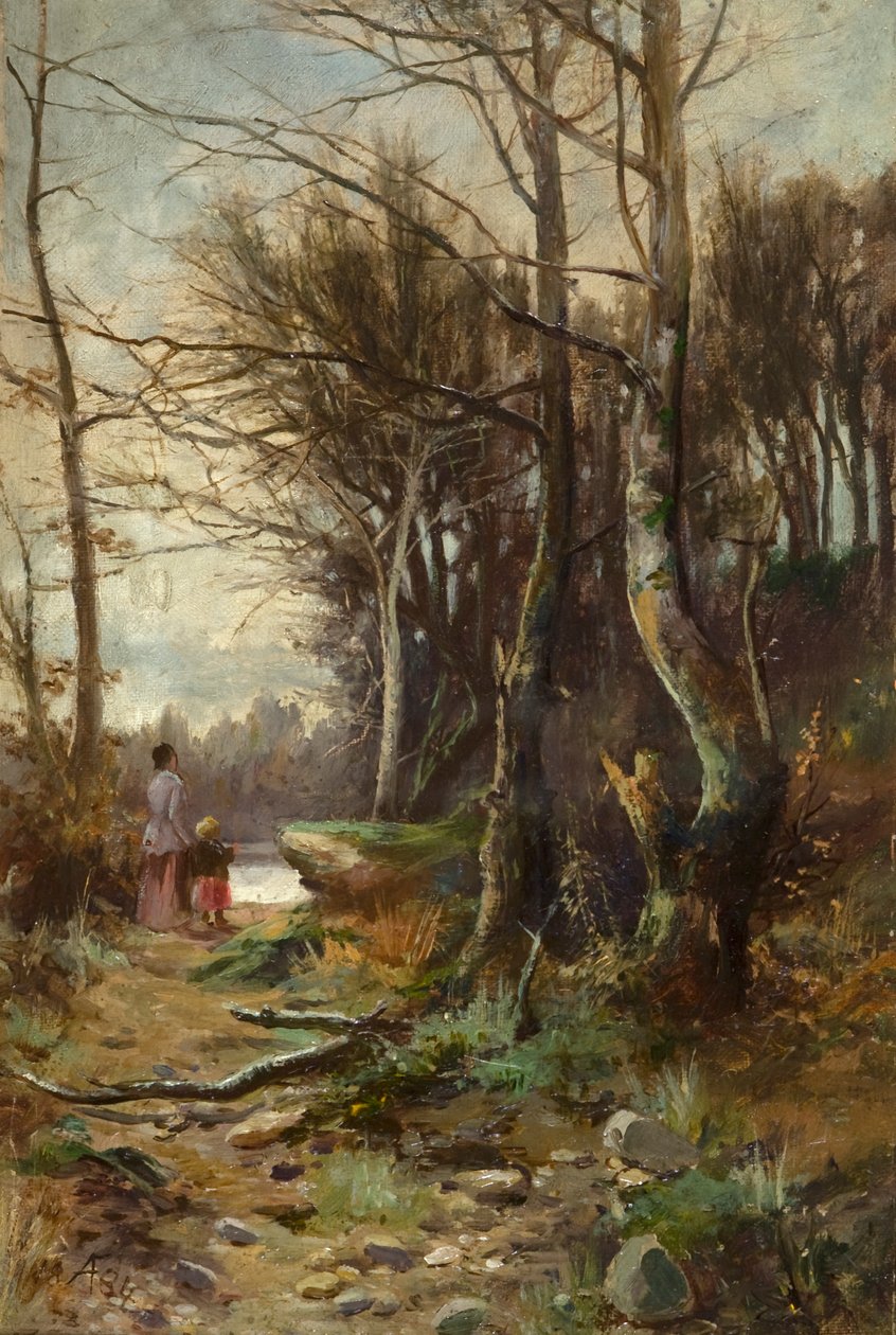 A folyó partján, Blairgowrie alkotó: Adam Barnet Fairweather
