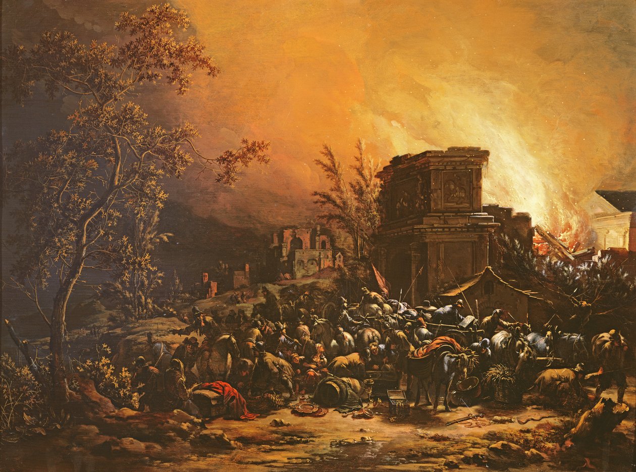 Éjszakai fosztogató jelenet alkotó: Adam Colonia