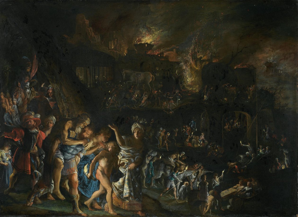 Trója tűzvésze alkotó: Adam Elsheimer