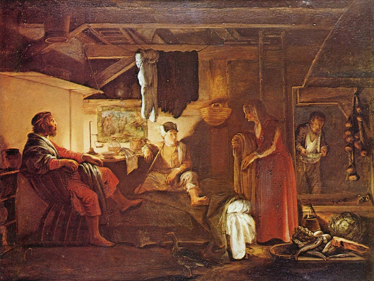 Jupiter és Merkúr Philemon és Baucisnál Jupiter és Merkúr Philemon és Baucisnál Jupiter és Merkúr Philemon és Baucisnál alkotó: Adam Elsheimer