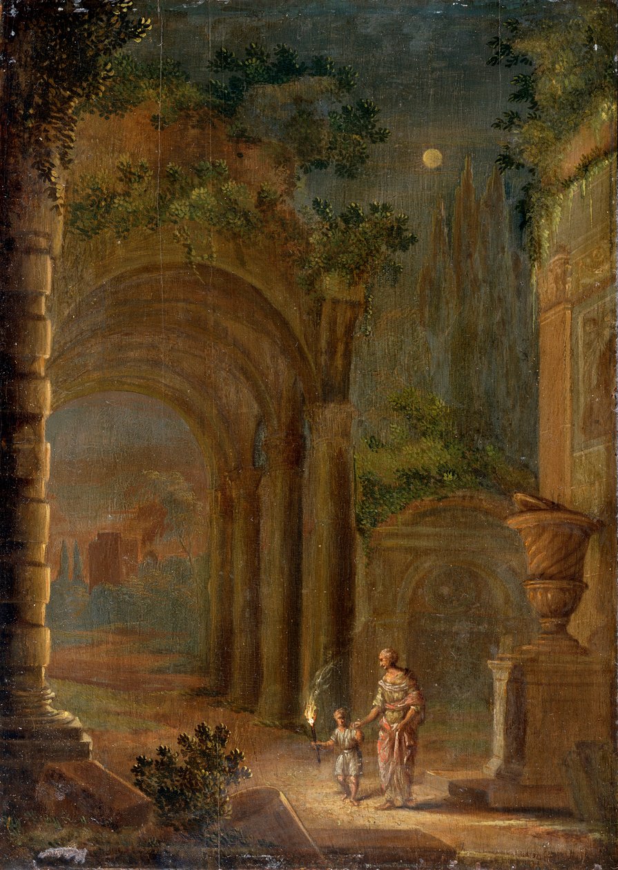 Tájkép, 16. század vége alkotó: Adam Elsheimer