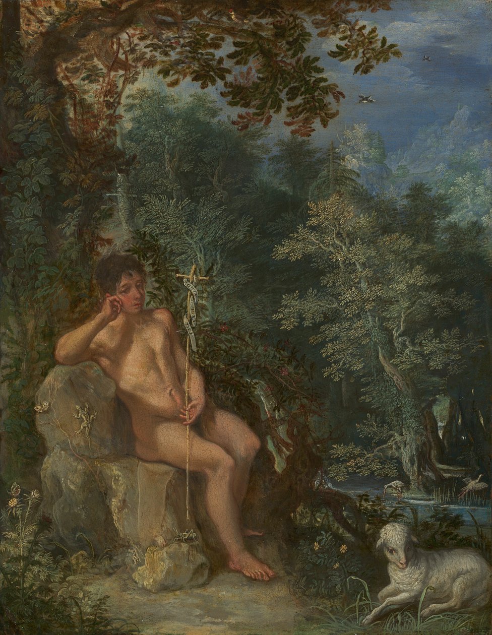 Keresztelő Szent János a pusztában alkotó: Adam Elsheimer