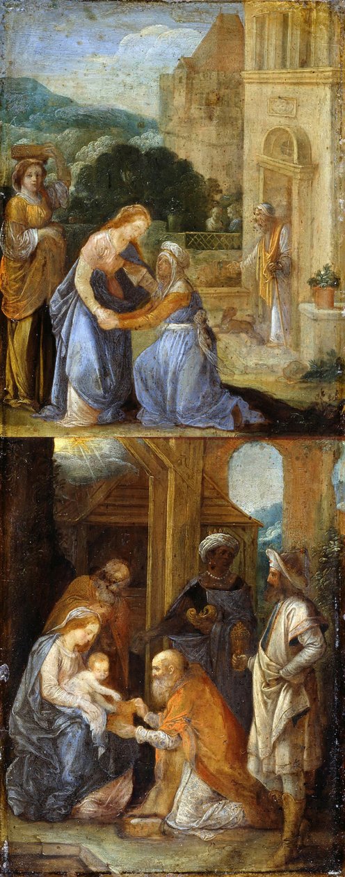 Jelenetek a Szűzanya életéből, 1578-1610 alkotó: Adam Elsheimer