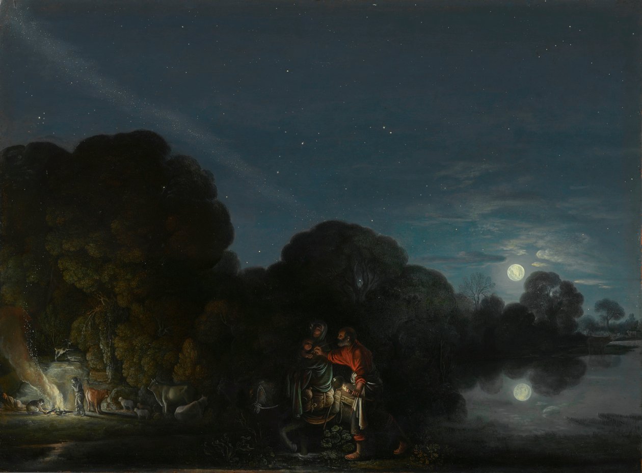 Az egyiptomi menekülés alkotó: Adam Elsheimer