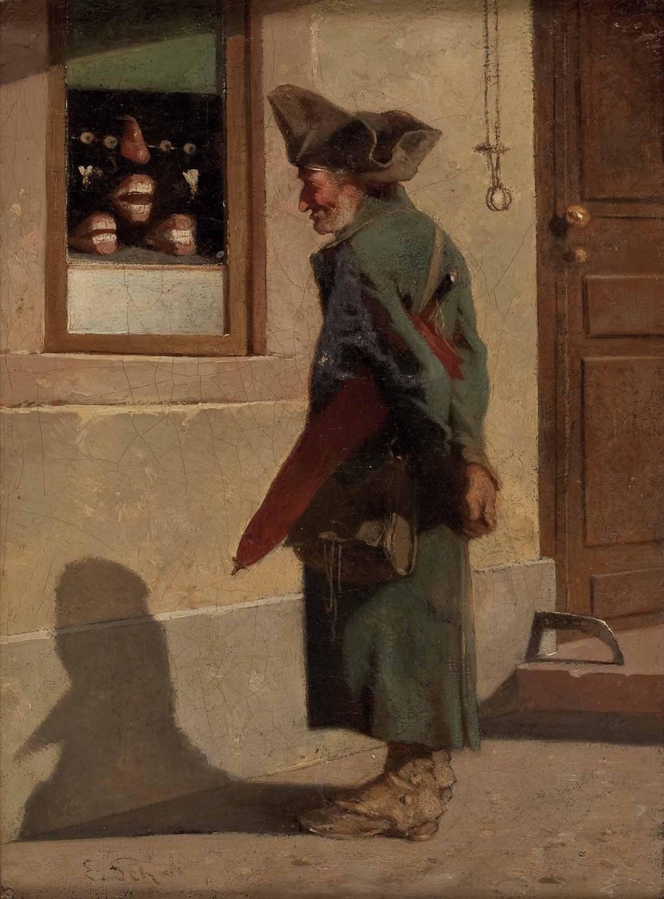 Katona A Műfogsor Boltban alkotó: Adam Ernst Schalck
