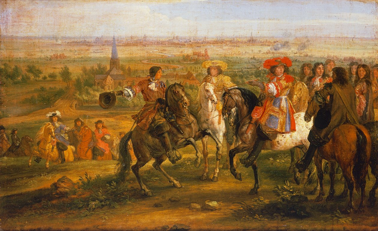 Lille elfoglalása XIV. Lajos által, augusztus 28 alkotó: Adam Frans van der Meulen