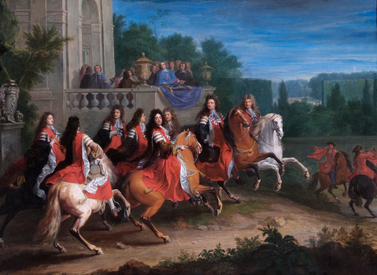 „A Colbert család”, c1680-c1683 alkotó: Adam Frans van der Meulen