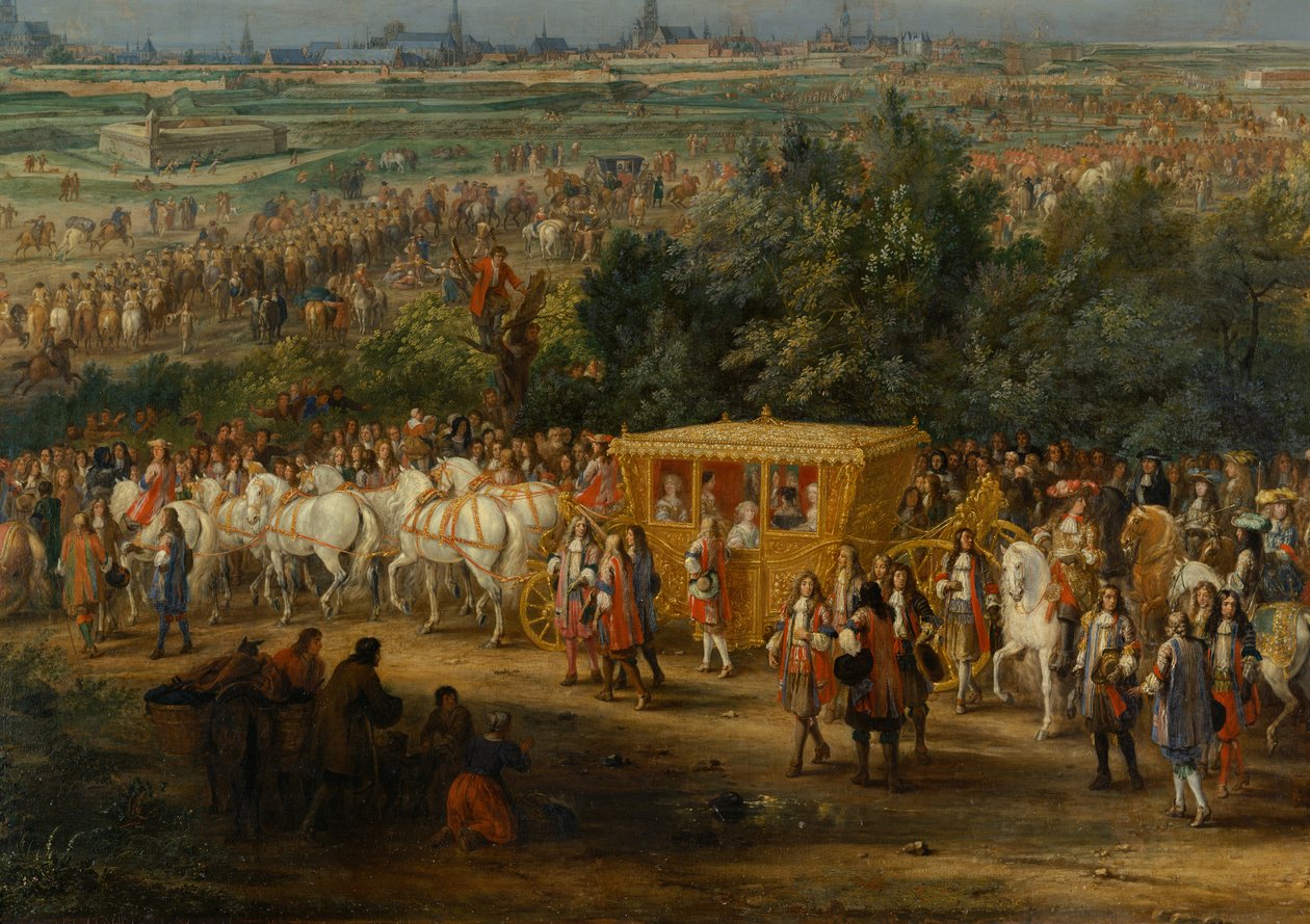 Lajos belépése XIV alkotó: Adam Frans van der Meulen
