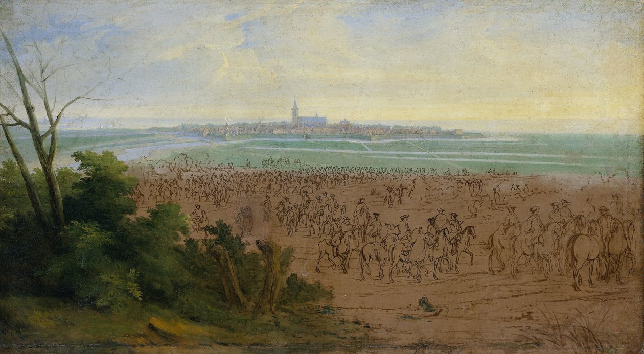 XIV. Lajos csapatai Naarden előtt, 1672. július 20 alkotó: Adam Frans van der Meulen