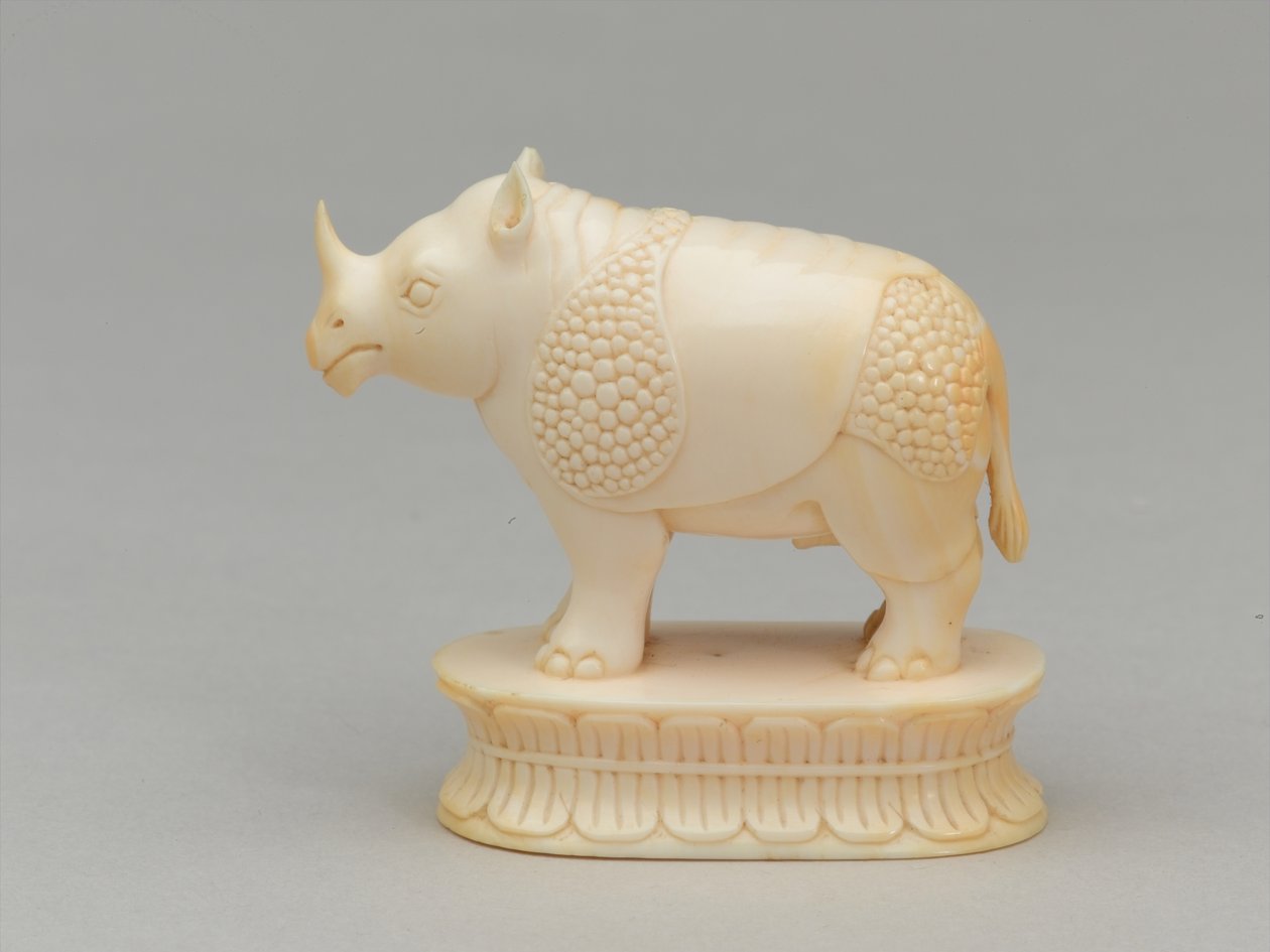 Fehér püspök, sakkfigura, India, 1820 körül alkotó: Adam Frans van der Meulen