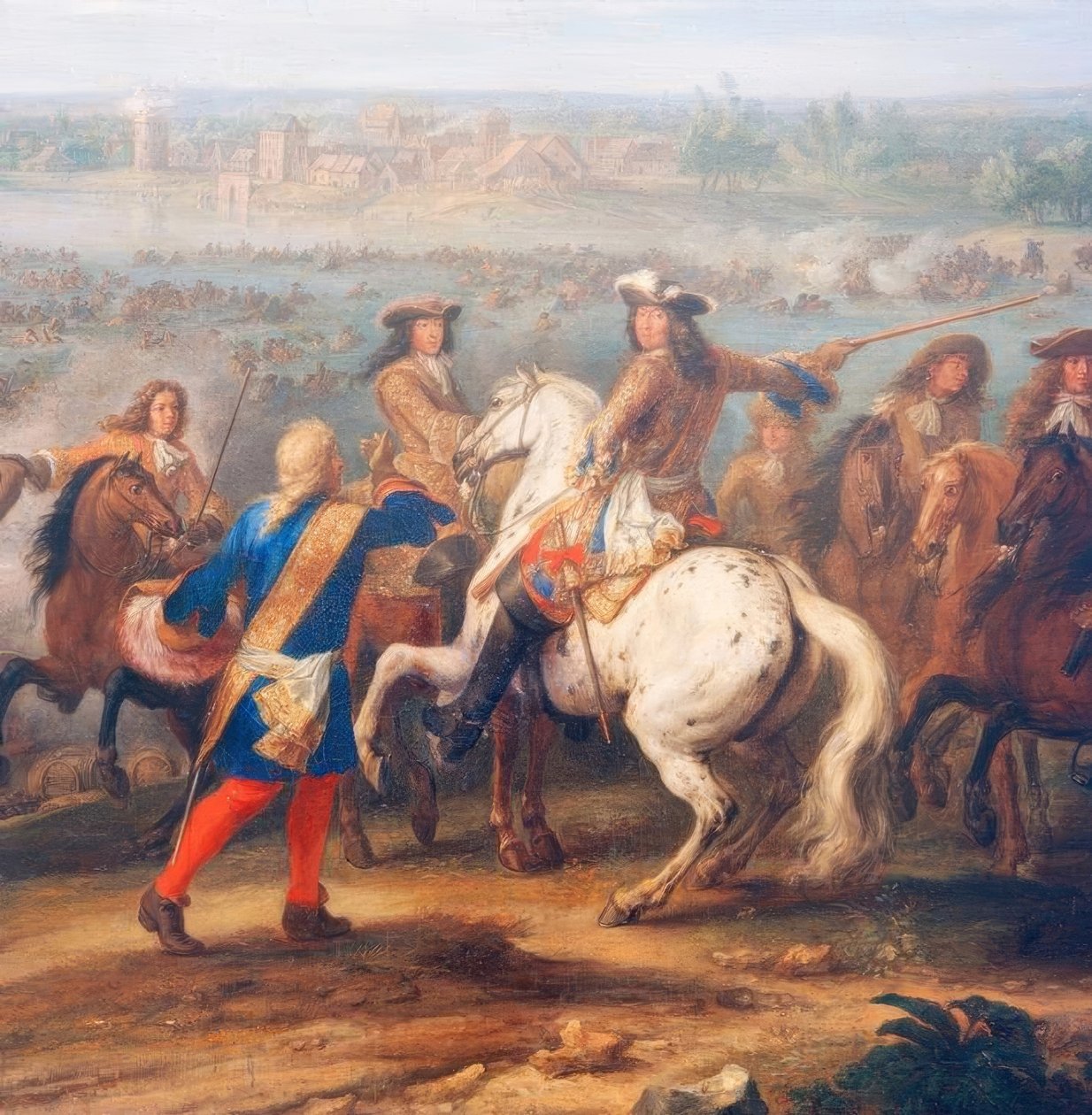 Átkelés a Rajnán Lobith közelében, 1672. június 12 alkotó: Adam Frans van der Meulen