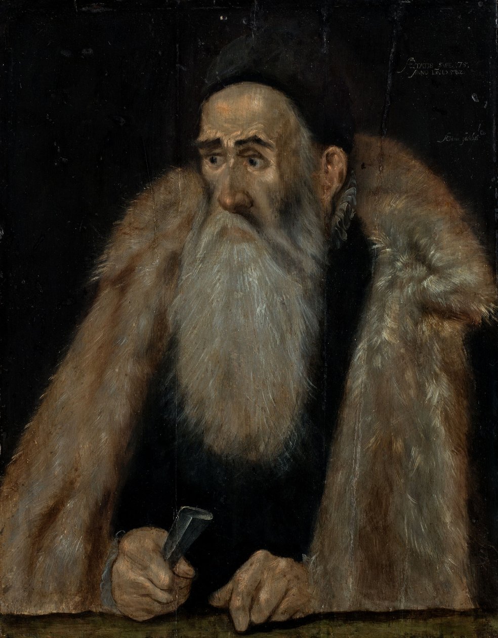 Egy öregember portréja alkotó: Adam Grimmer