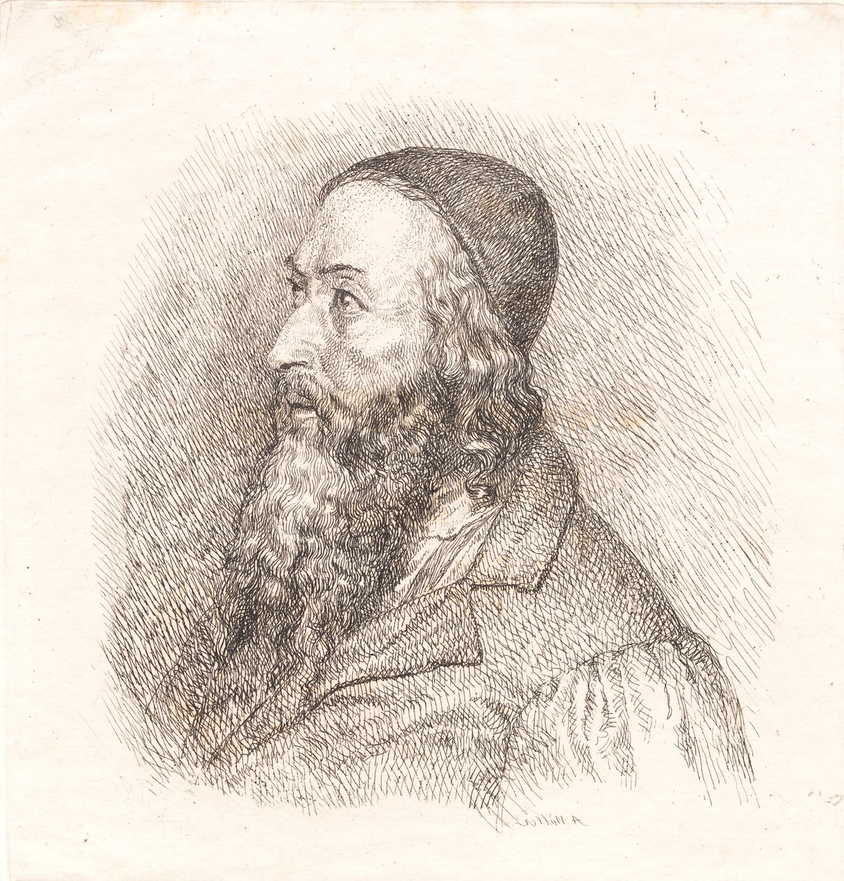 Thurcorvitsch Salamon rabbi alkotó: Adam Müller