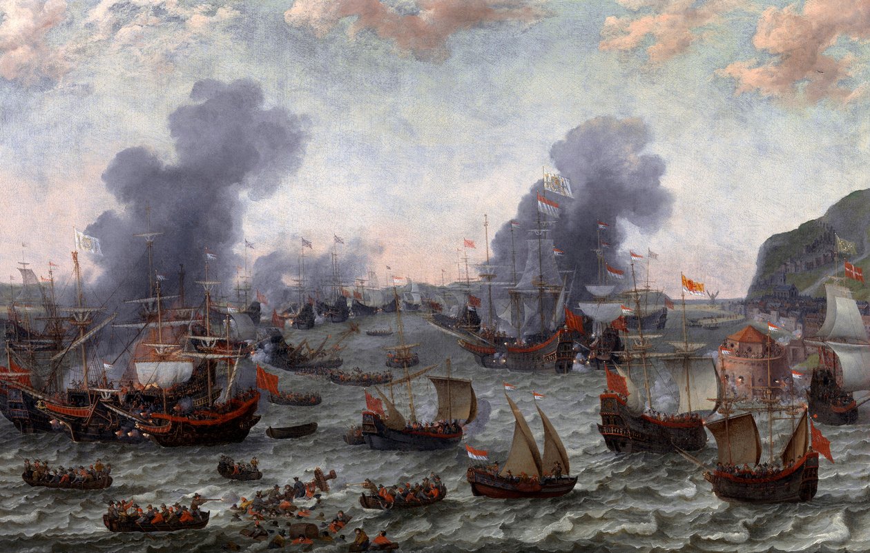 A gibraltári csata a nyolcvanéves háború alatt (holland lázadás vagy koldusok alkotó: Adam Willaerts