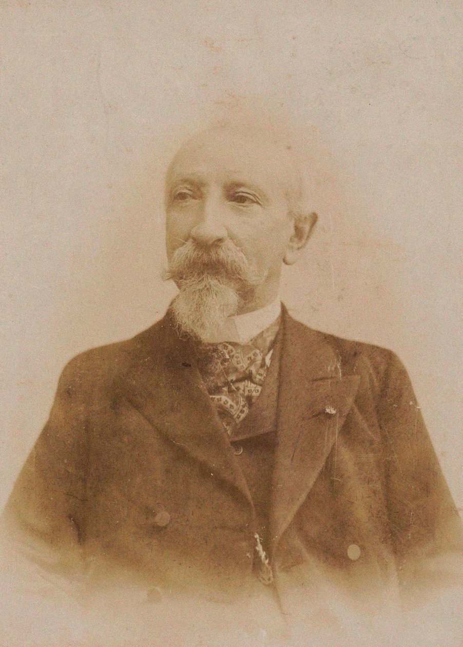 Adam Münchheimer zeneszerző portréja 1830-1904, c. 1890. alkotó: Adam junior Münchheimer