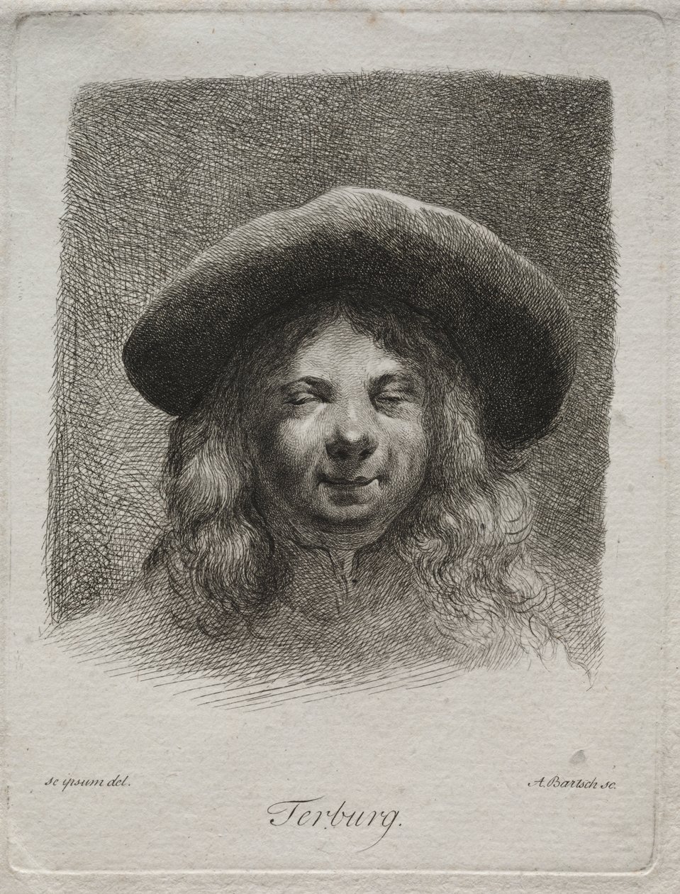 Gerard Terborch portréja alkotó: Adam von Bartsch