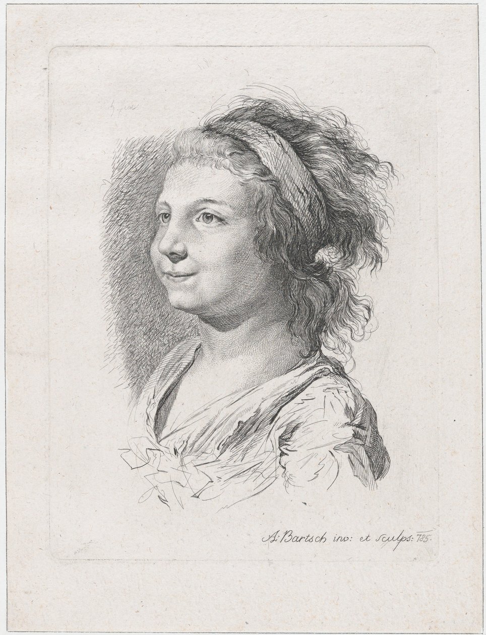 Maria Anna Schaubach portréja, 1785. alkotó: Adam von Bartsch