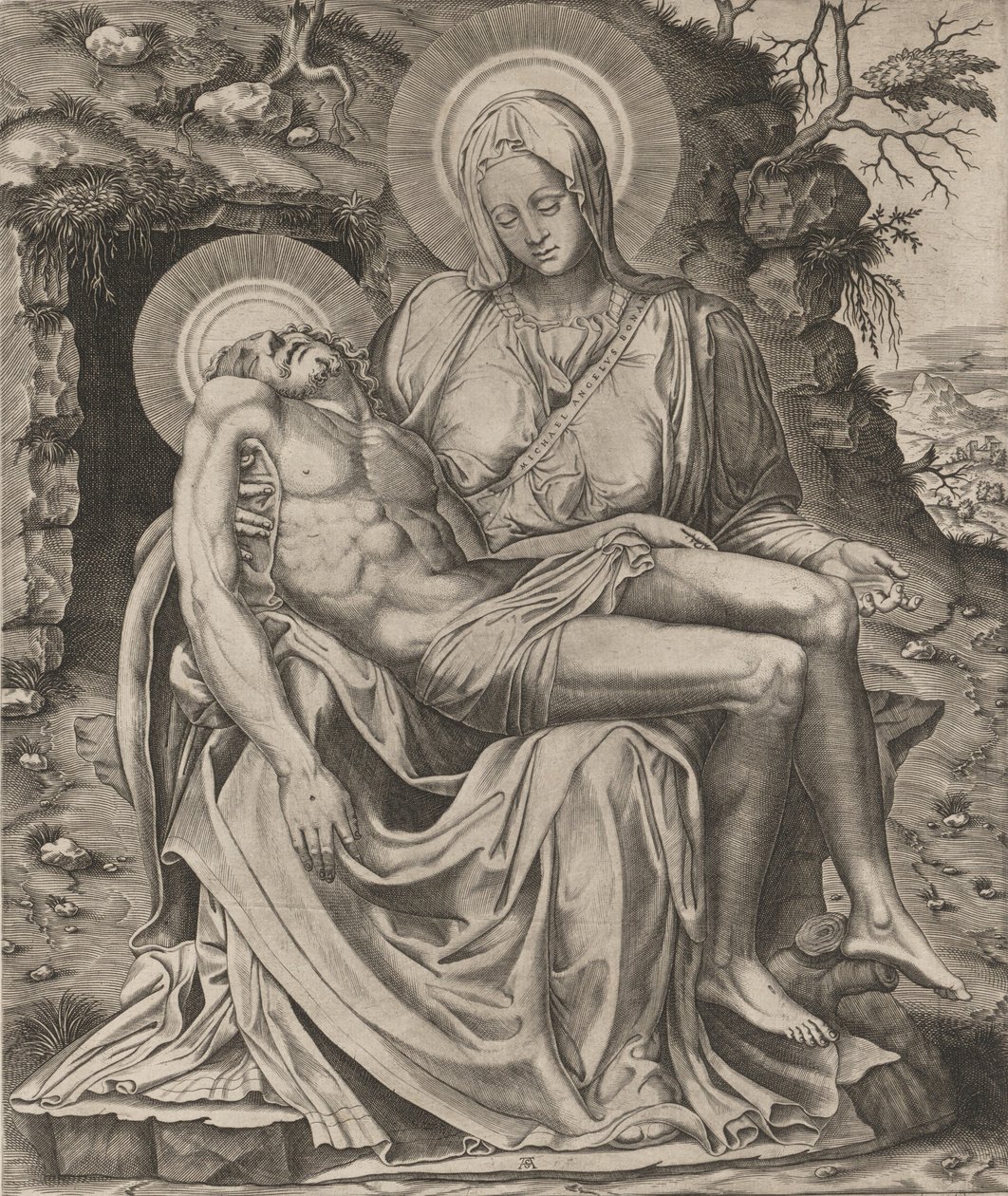 Vatikáni Pietà, 1566. alkotó: Adamo Scultori