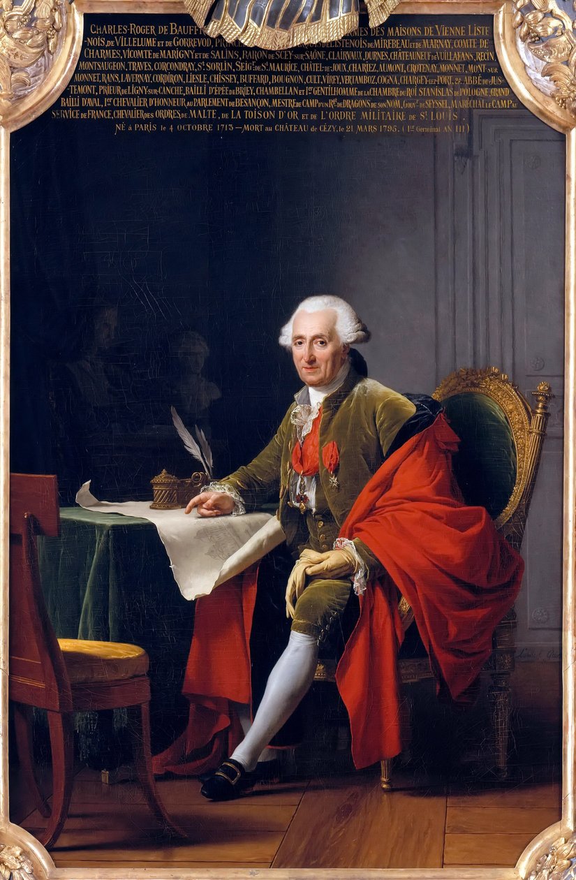 Charles-Roger, Bauffremont hercege 1713-1795 alkotó: Adelaide Labille Guiard