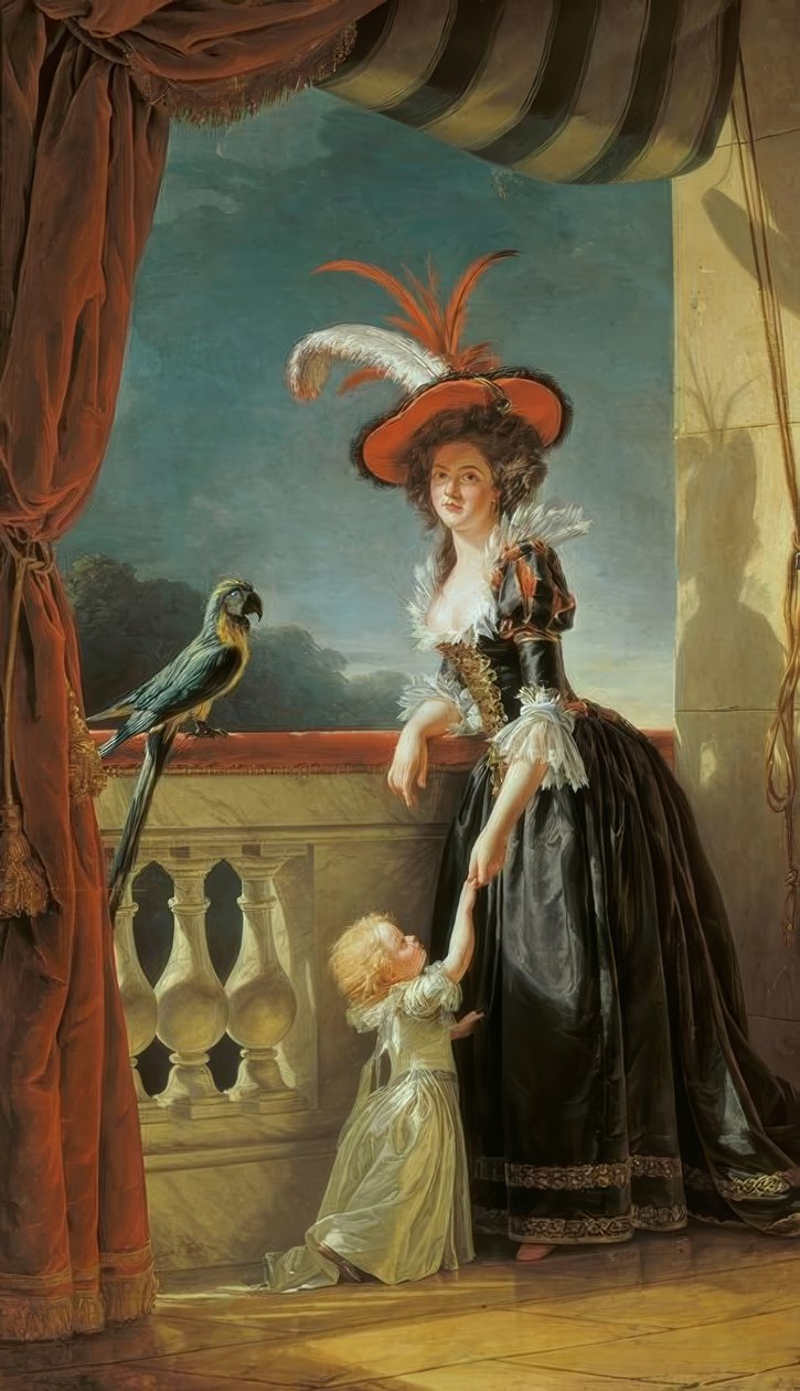 Louise Elisabeth francia / Labille-Guiar alkotó: Adelaide Labille Guiard