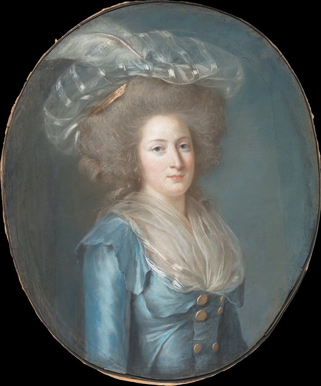 Madame Elisabeth francia 1764-1794, kb. 1787. alkotó: Adelaide Labille Guiard