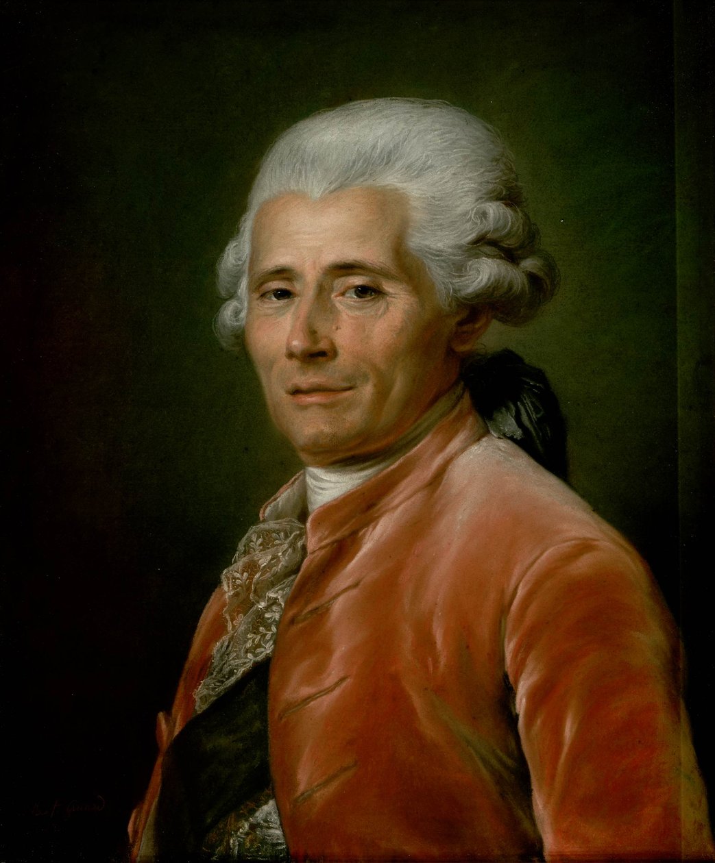 Joseph-Marie Vien, a király festőjének portréja. alkotó: Adelaide Labille Guiard