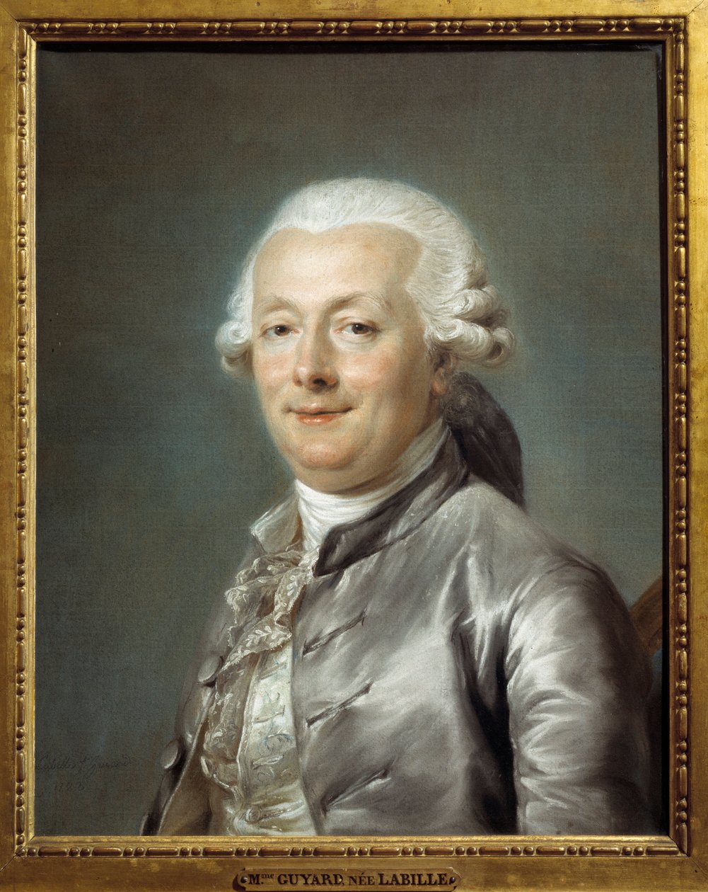 Jean Jacques Bachelier (1724-1806) francia festő portréja. Adelaide Labille-Guiard festménye (Labille Guiard alkotó: Adelaide Labille Guiard