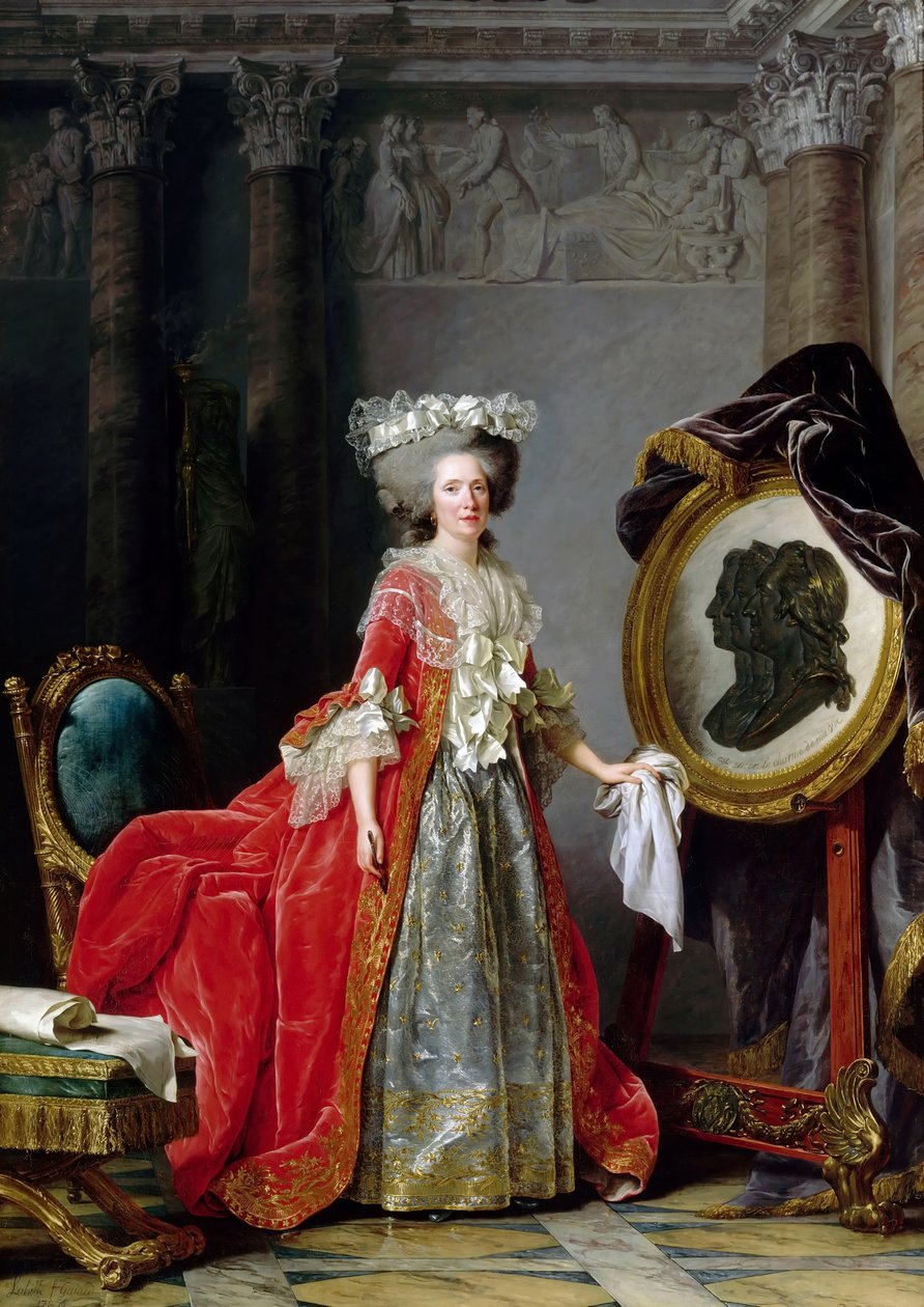Marie Adelaide francia hercegnő 1732-1800 alkotó: Adelaide Labille Guiard
