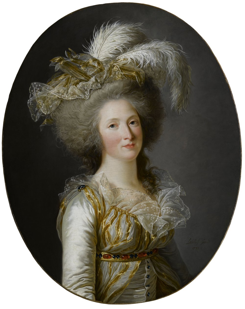 Elisabeth Fülöp Marie Helene de Bourbon alkotó: Adelaide Labille Guiard
