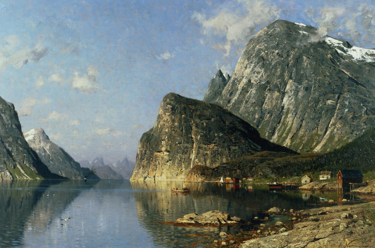 Sogne-fjord, Norvégia alkotó: Adelsteen Normann