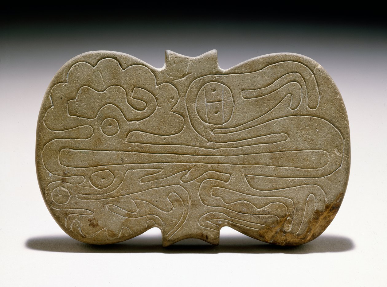 Berlini tábla, késő Adena, Kr.e. 400-i.sz. 1 (homokkő) alkotó: Adena culture