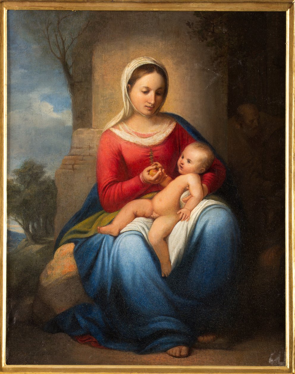 Madonna és a csecsemő Jézus (olaj, vászon) alkotó: Adeodato Malatesta or Malatesti