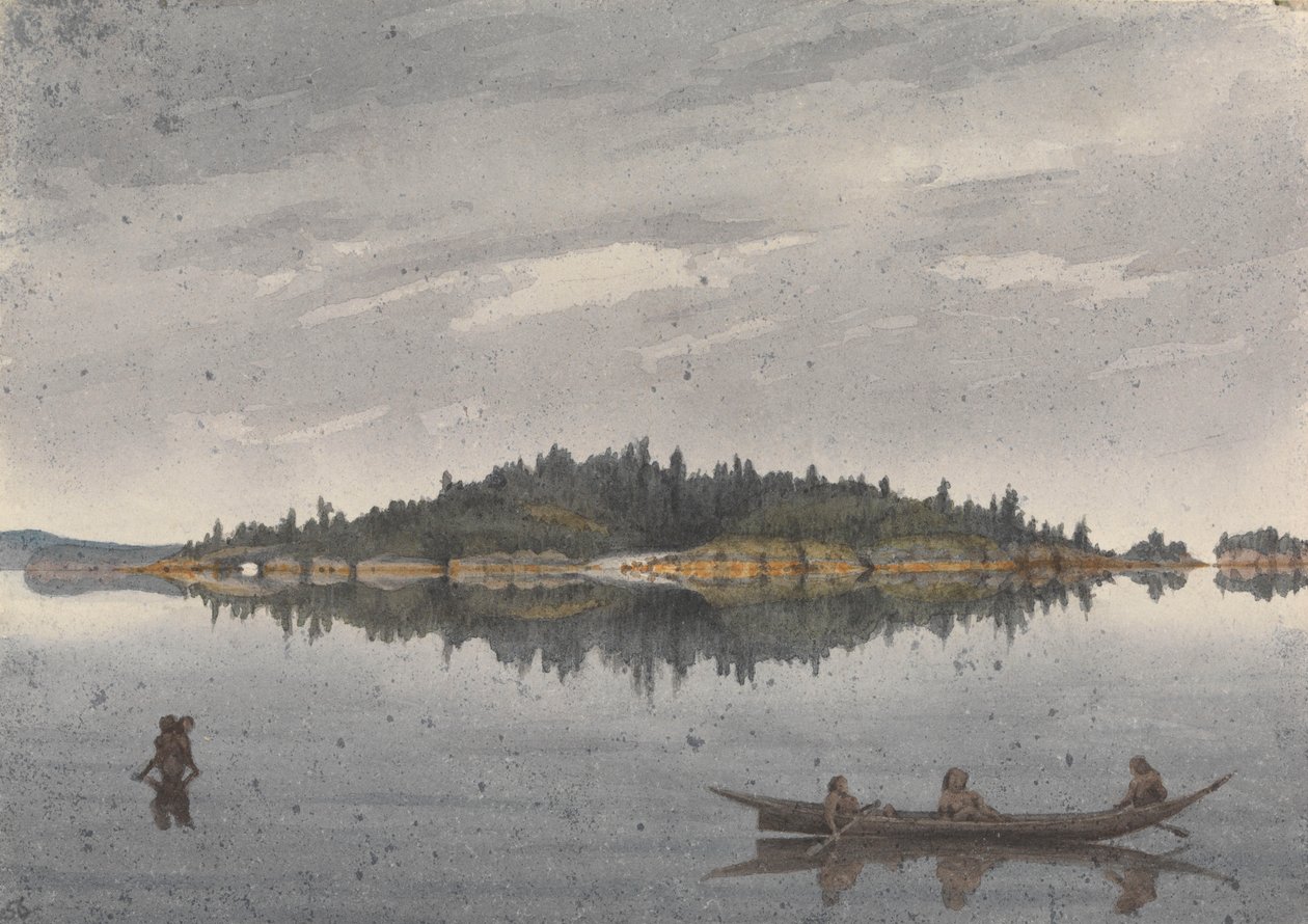 "Szarvas-sziget, Beaver Harbour, Vancouver-sziget, 1851. július 15. [Kanada] alkotó: Admiral Sir Edward Gennys Fanshawe