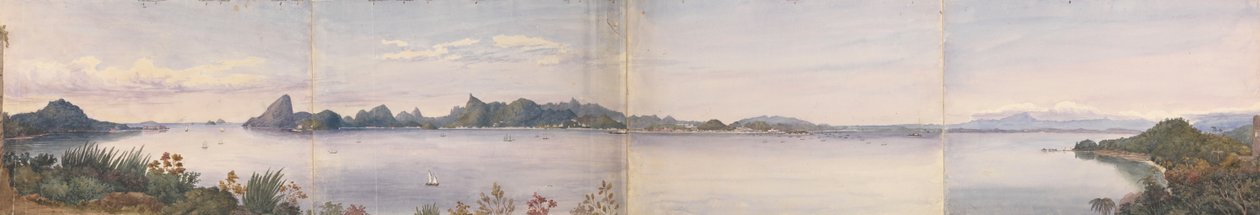 Rio de Janeiro panorámája, Brazília alkotó: Admiral Sir Edward Gennys Fanshawe